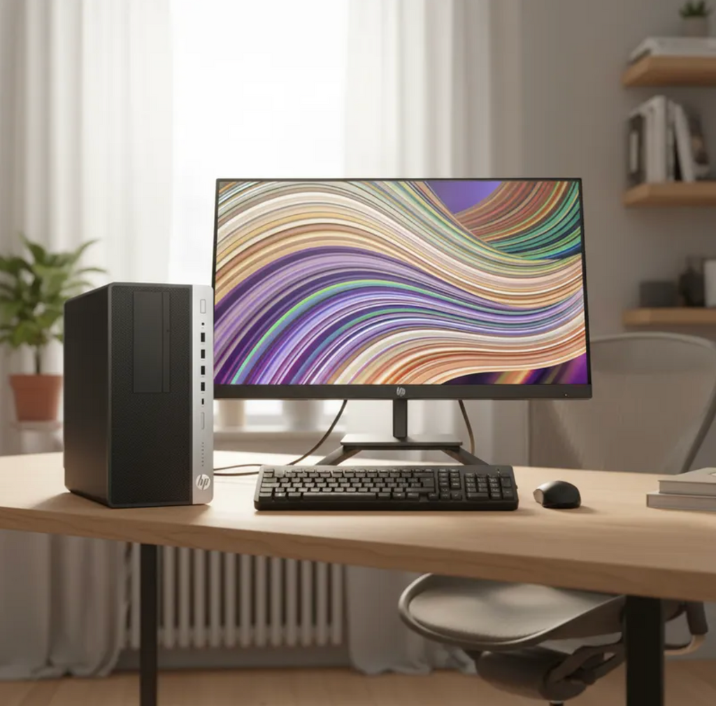 CPU HP ProDesk 600 G5 | 32 GB | 1TB +240GB |  Monitor 27 "