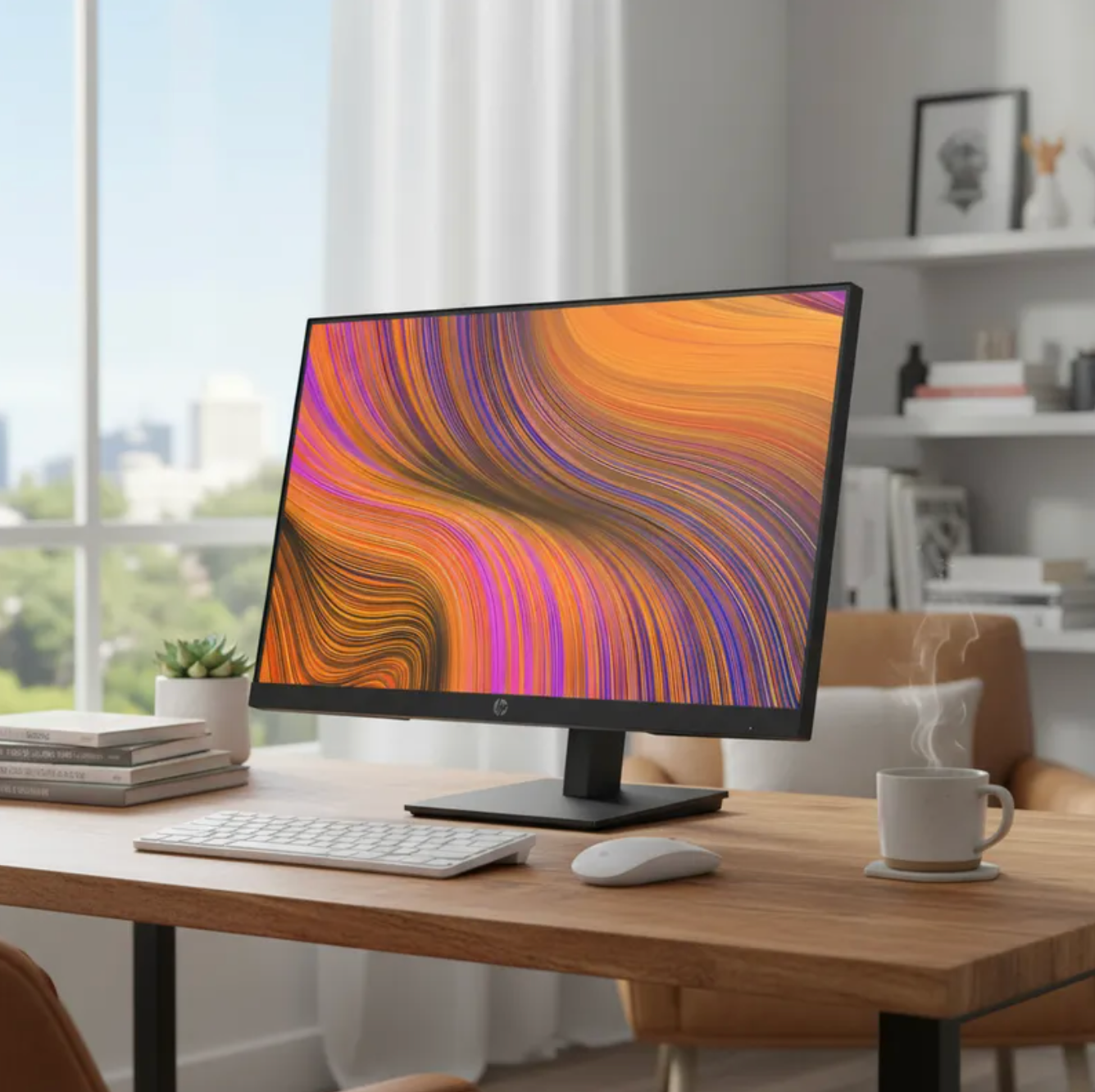 Monitor HP P27 G4 | 27" Full HD | Base Giratoria