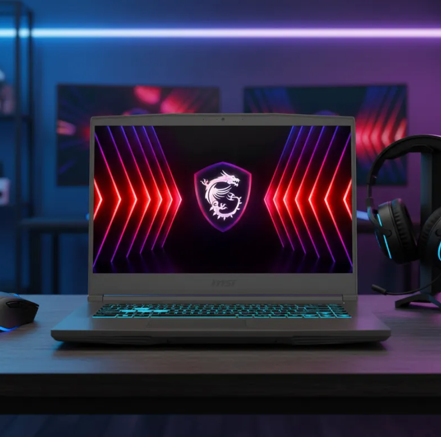 Laptop Msi Thin 15 Core I5 Rtx 4050 32gb Ram  1tb + 512 Ssd