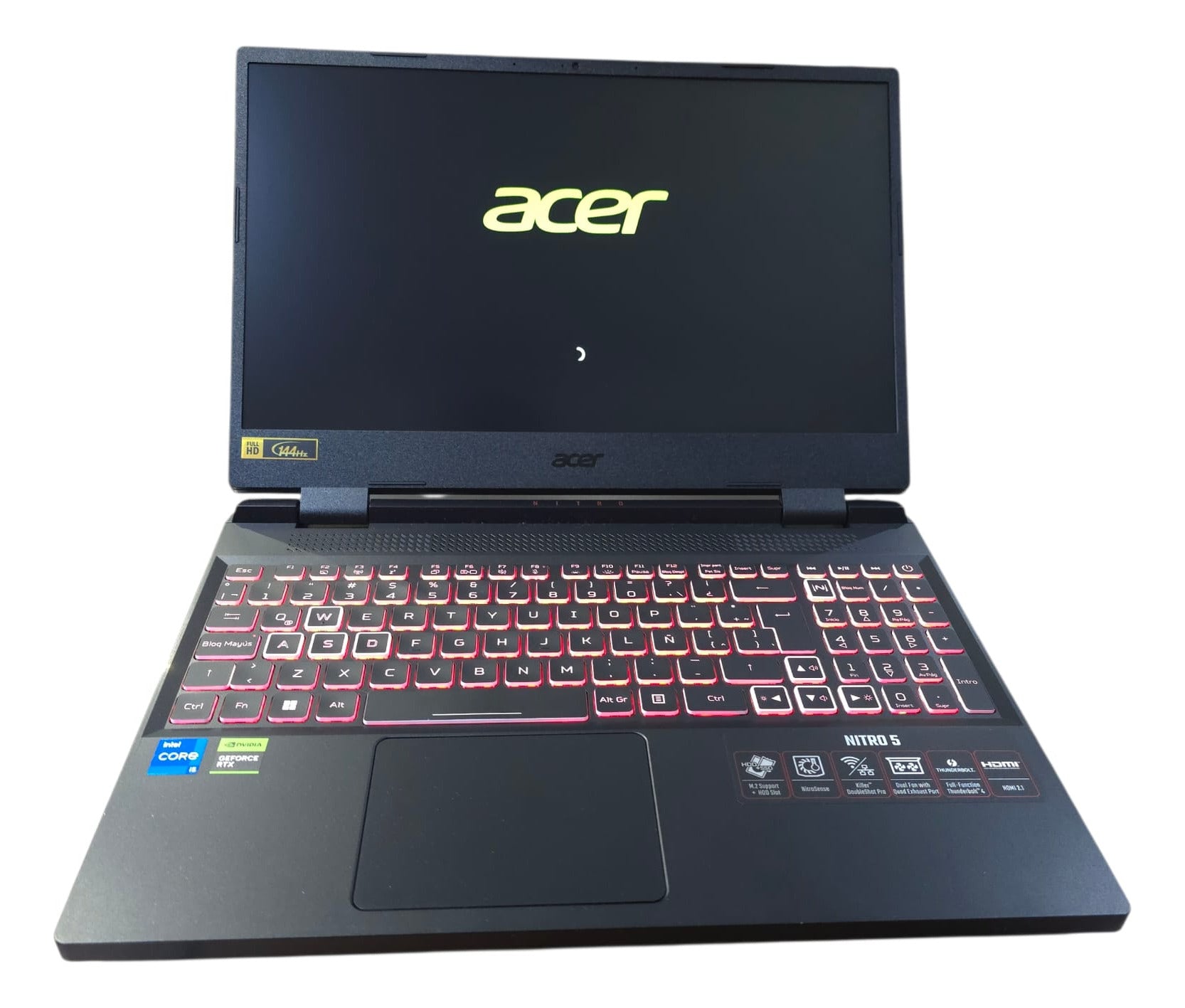 Gamer Acer Nitro 5 I5 12th 32gb Ram 512 + 1tb Nvidia